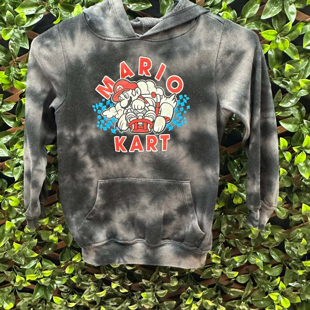 Nintendo Super Mario Kart Boys Pullover Hoodie size 5/6